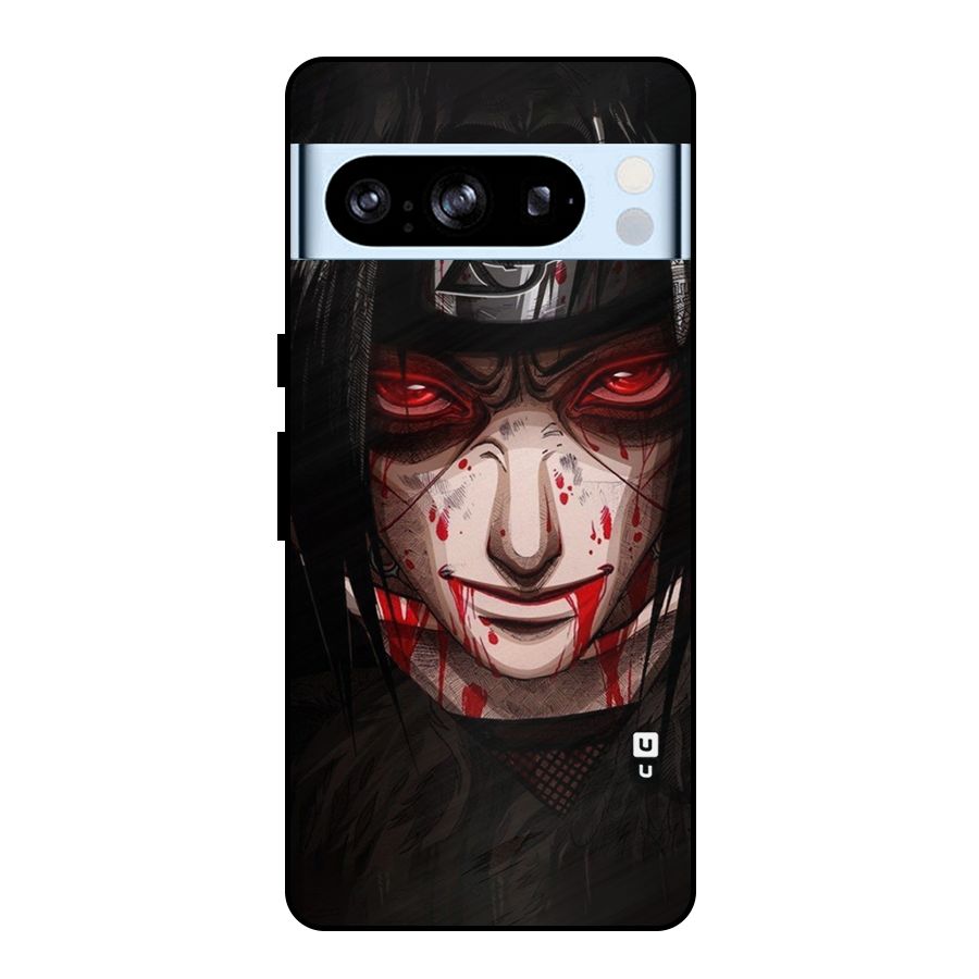 Itachi Uchiha Red Eyes Metal Back Case for Google Pixel 8 Pro