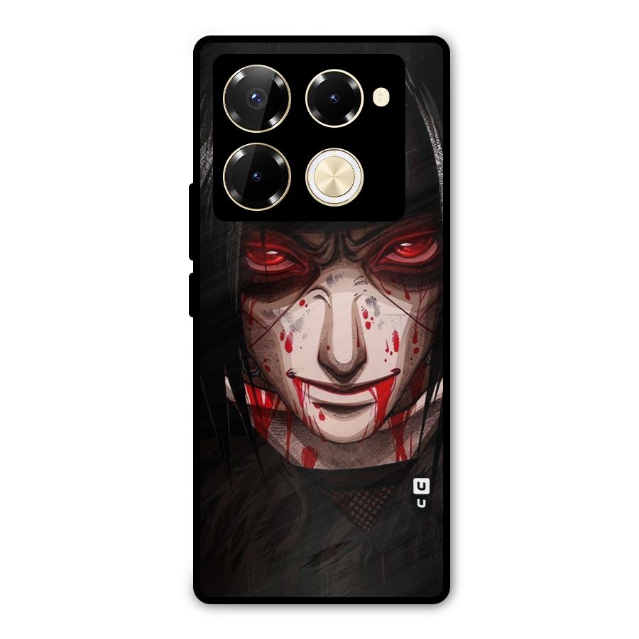 Itachi Uchiha Red Eyes Metal Back Case for Infinix Note 40 Pro