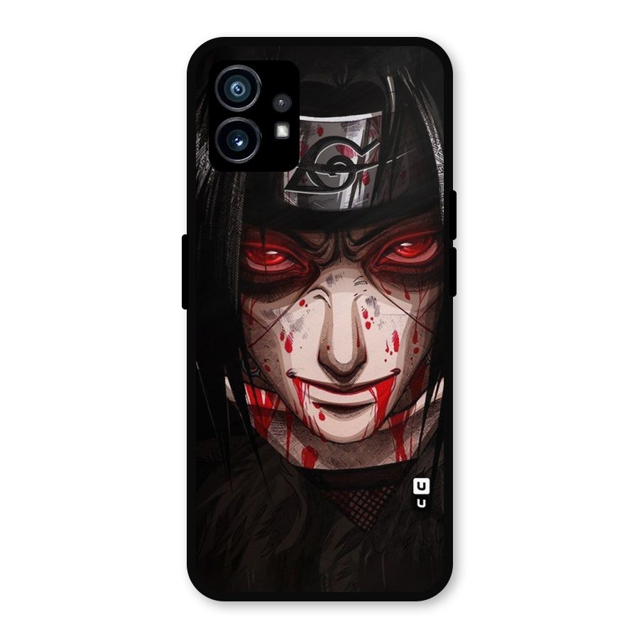Itachi Uchiha Red Eyes Metal Back Case for Nothing Phone 1