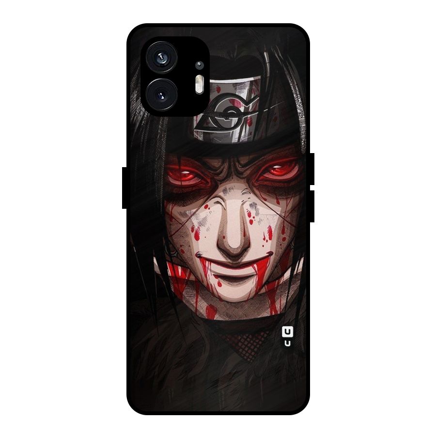 Itachi Uchiha Red Eyes Metal Back Case for Nothing Phone 2