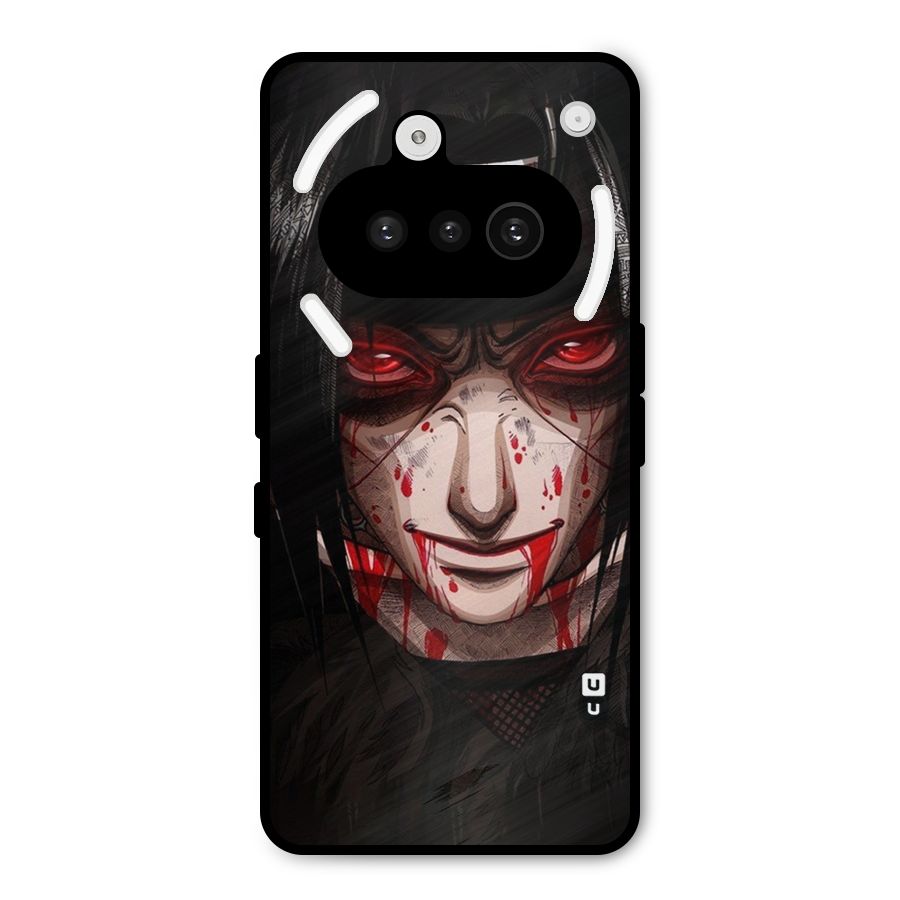 Itachi Uchiha Red Eyes Metal Back Case for Nothing Phone 3a