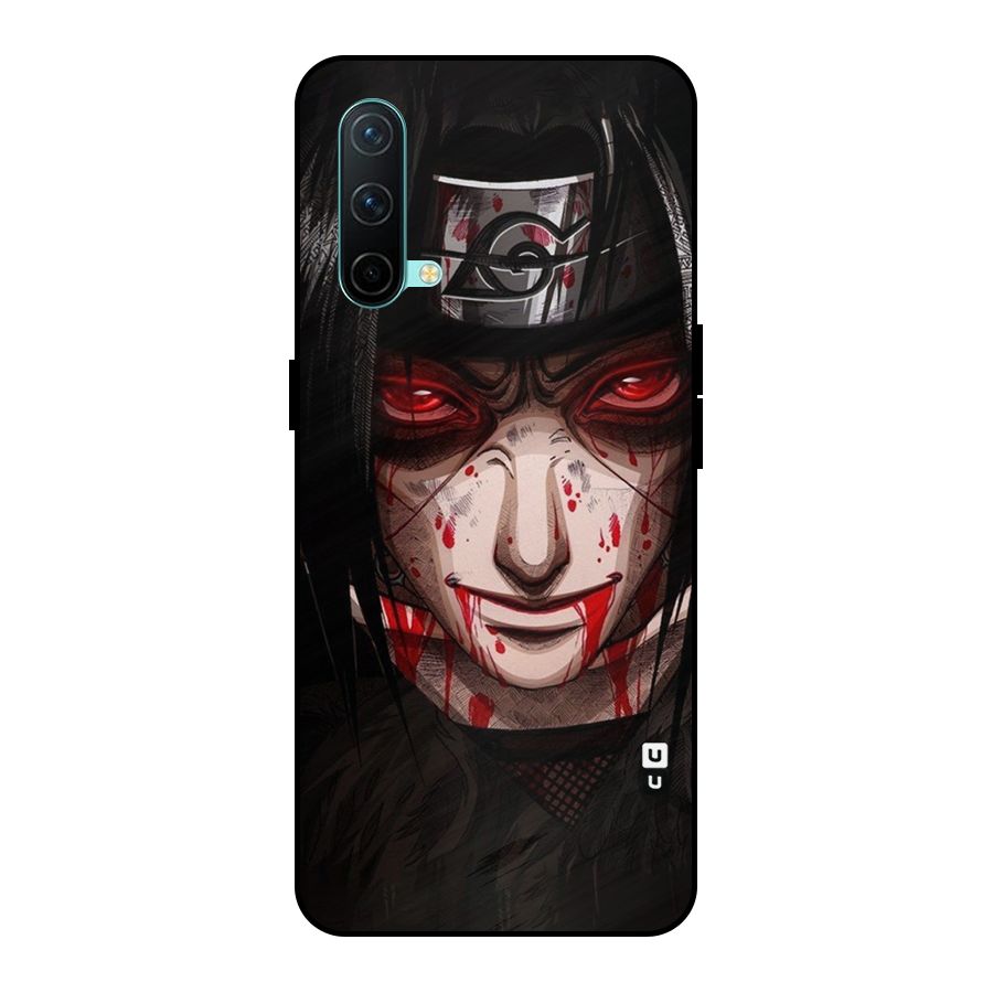 Itachi Uchiha Red Eyes Metal Back Case for OnePlus Nord CE 5G