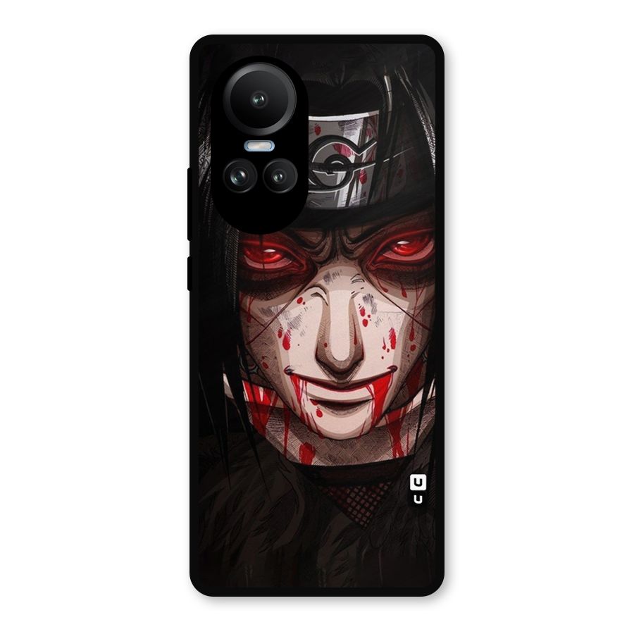 Itachi Uchiha Red Eyes Metal Back Case for Oppo Reno10