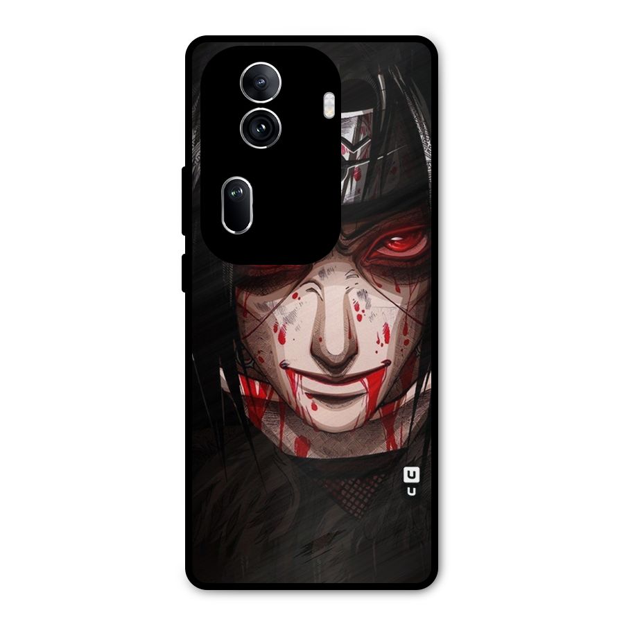 Itachi Uchiha Red Eyes Metal Back Case for Oppo Reno11 Pro 5G