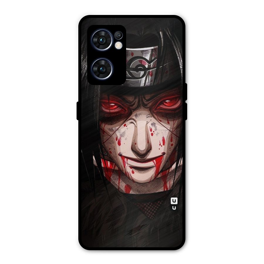Itachi Uchiha Red Eyes Metal Back Case for Oppo Reno7 5G