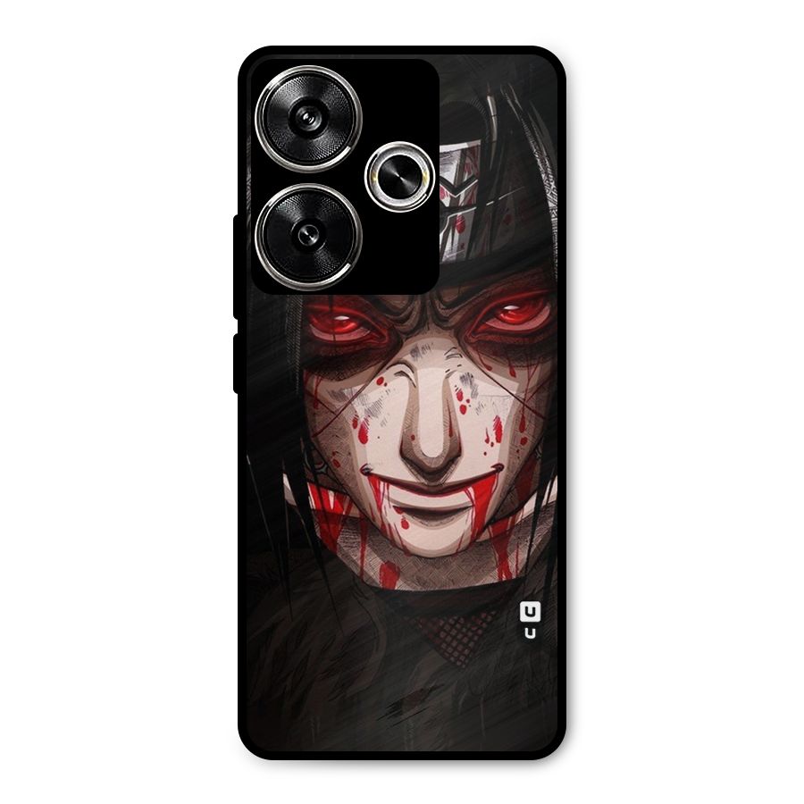 Itachi Uchiha Red Eyes Metal Back Case for Poco F6