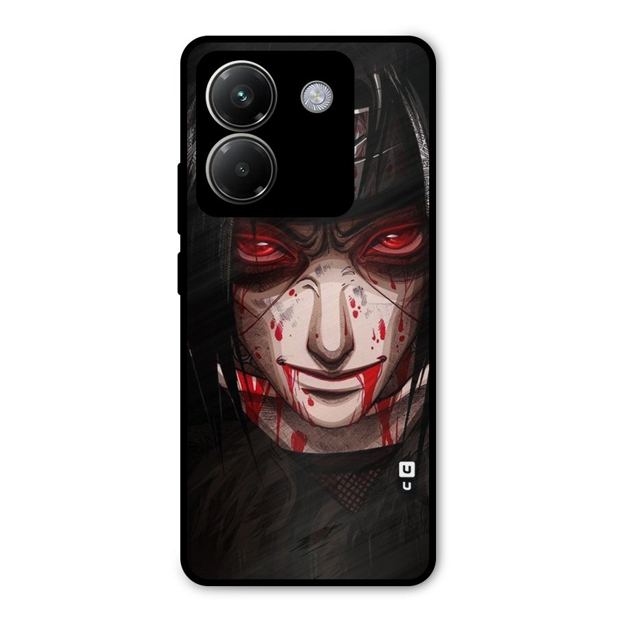Itachi Uchiha Red Eyes Metal Back Case for Poco M7 Pro 5G
