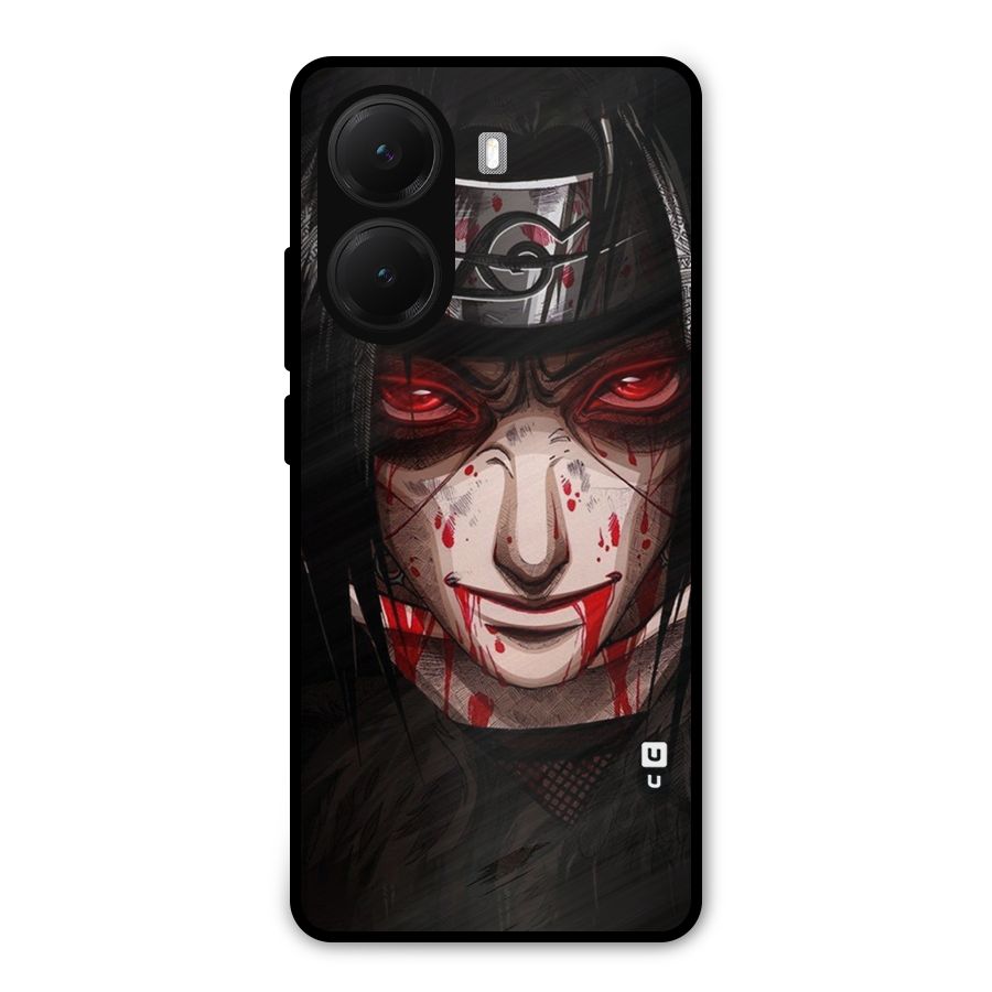Itachi Uchiha Red Eyes Metal Back Case for Poco X7 Pro