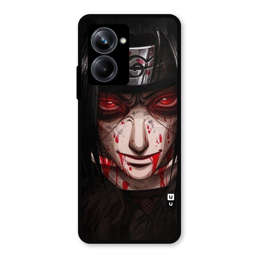 Itachi Uchiha Red Eyes Metal Back Case for Realme 10 Pro