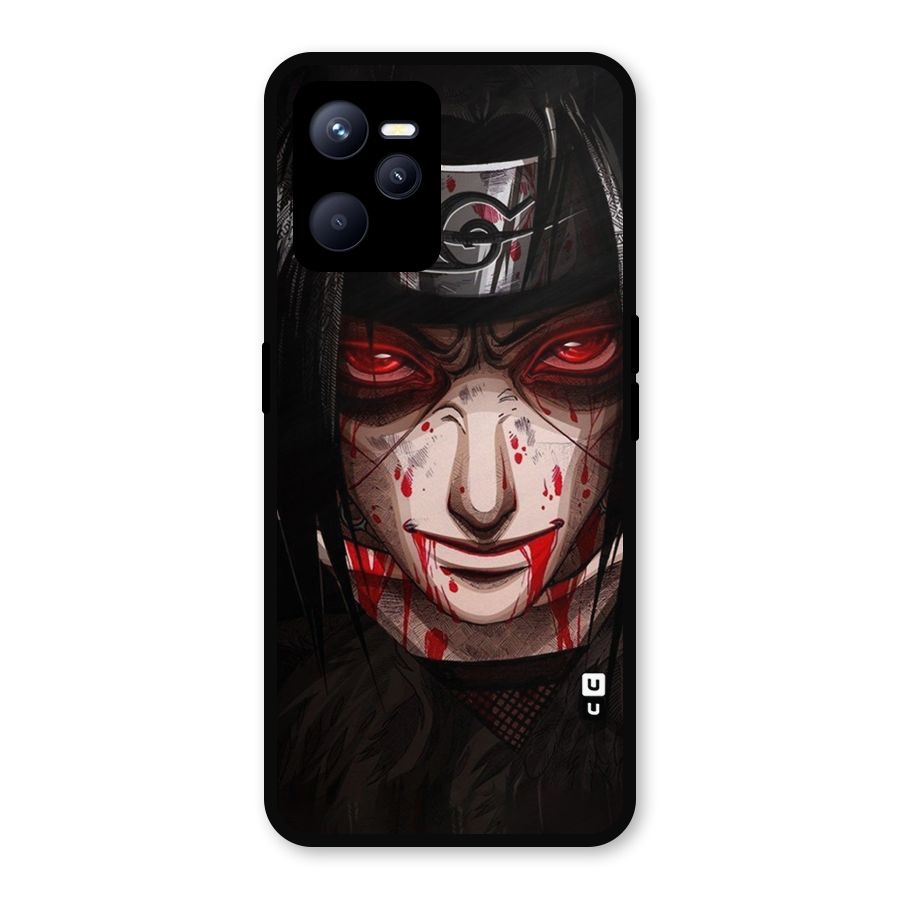 Itachi Uchiha Red Eyes Metal Back Case for Realme C35