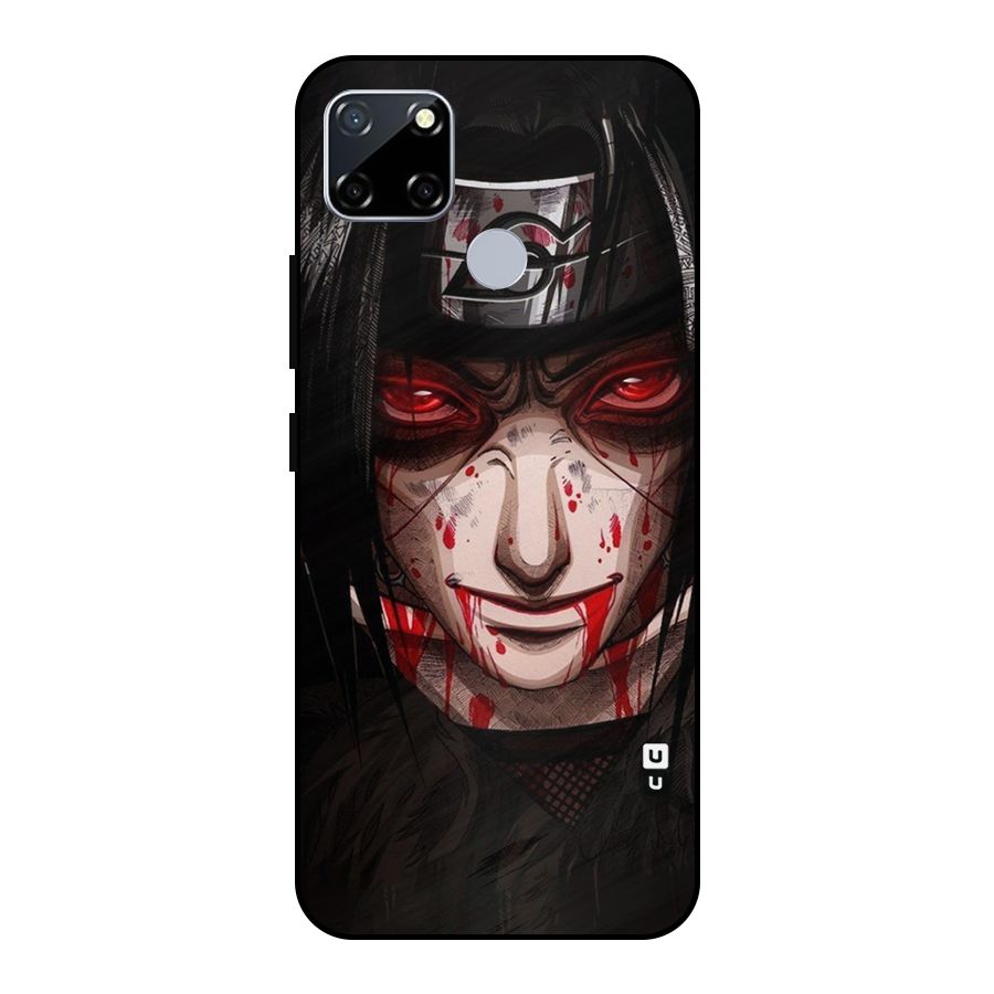 Itachi Uchiha Red Eyes Metal Back Case for Realme Narzo 30A