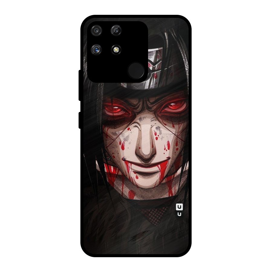 Itachi Uchiha Red Eyes Metal Back Case for Realme Narzo 50A