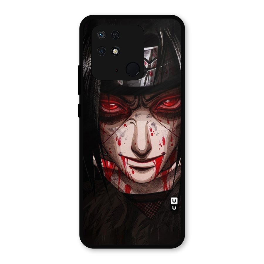 Itachi Uchiha Red Eyes Metal Back Case for Redmi 10 Power