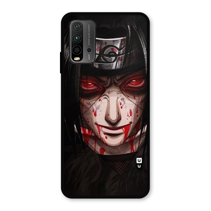 Itachi Uchiha Red Eyes Metal Back Case for Redmi 9 Power