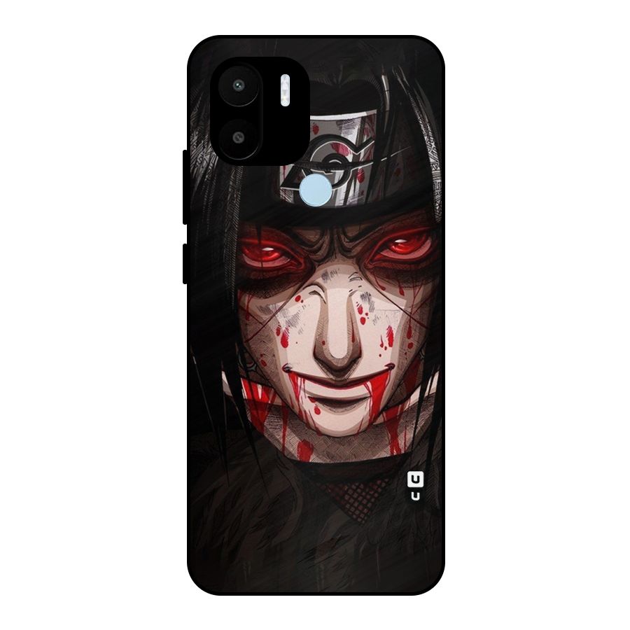Itachi Uchiha Red Eyes Metal Back Case for Redmi A1+