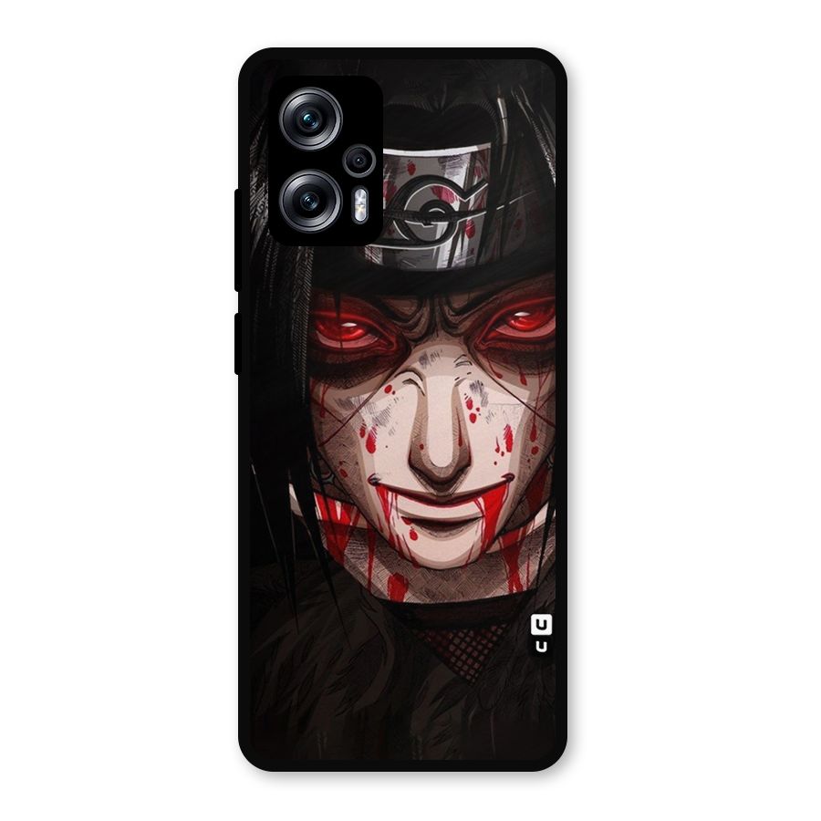 Itachi Uchiha Red Eyes Metal Back Case for Redmi K50i