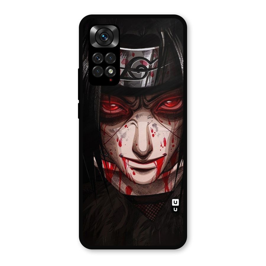 Itachi Uchiha Red Eyes Metal Back Case for Redmi Note 11s