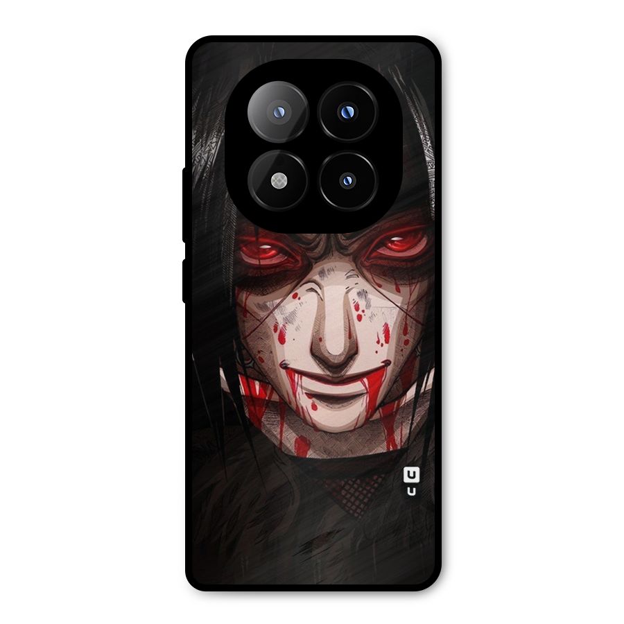 Itachi Uchiha Red Eyes Metal Back Case for Redmi Note 14 Pro Plus 5G