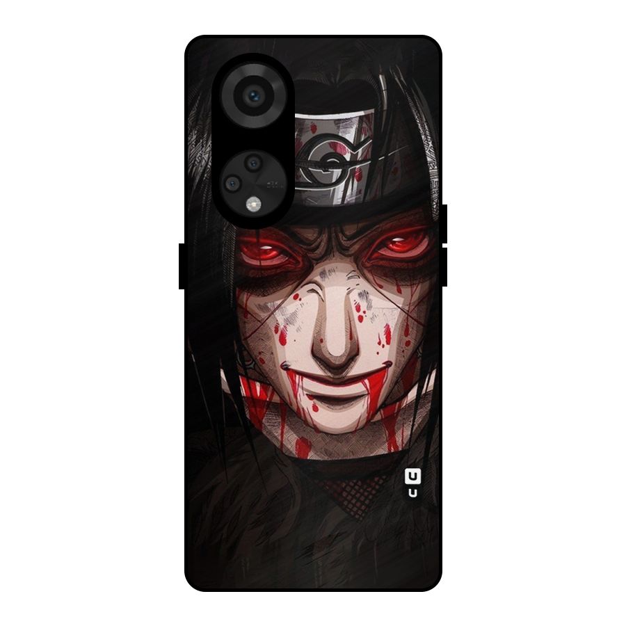 Itachi Uchiha Red Eyes Metal Back Case for Reno8 T 5G