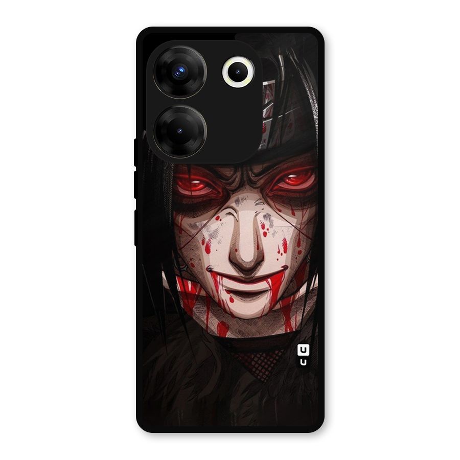 Itachi Uchiha Red Eyes Metal Back Case for Tecno Camon 20 Pro