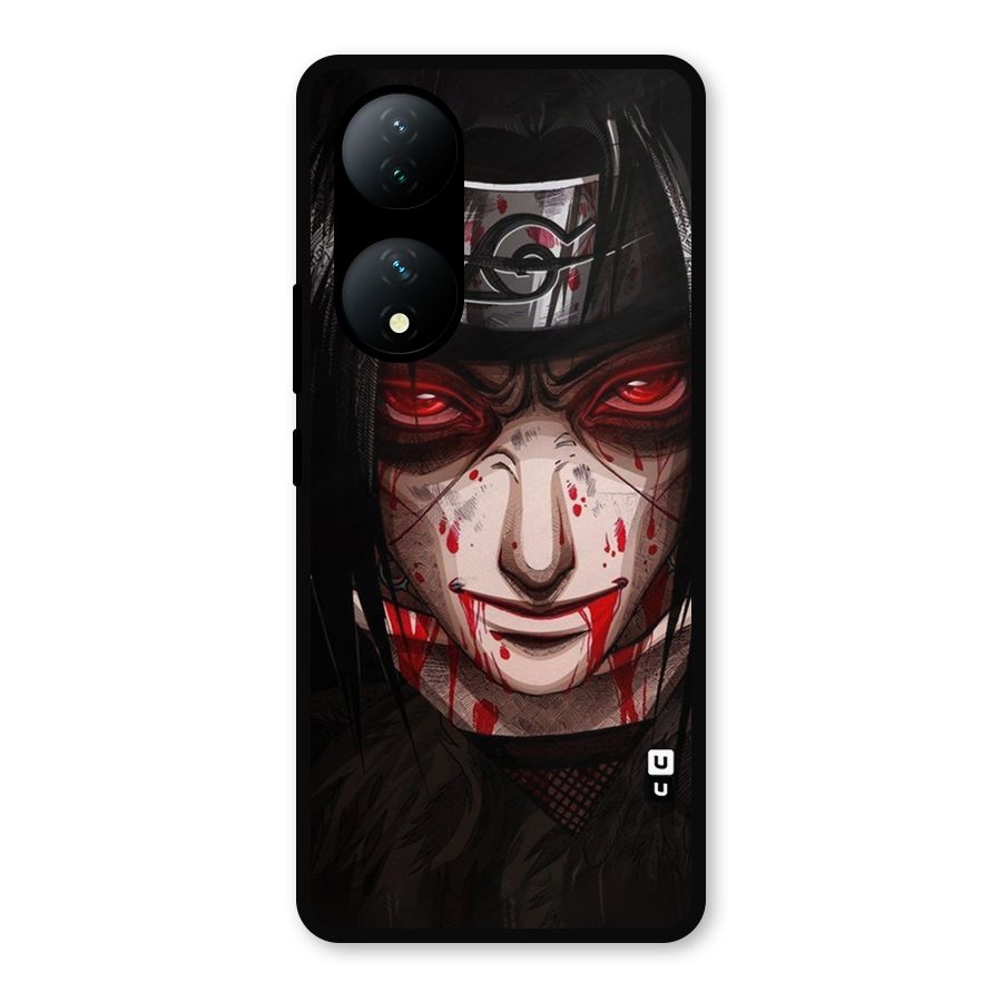 Itachi Uchiha Red Eyes Metal Back Case for Vivo T2