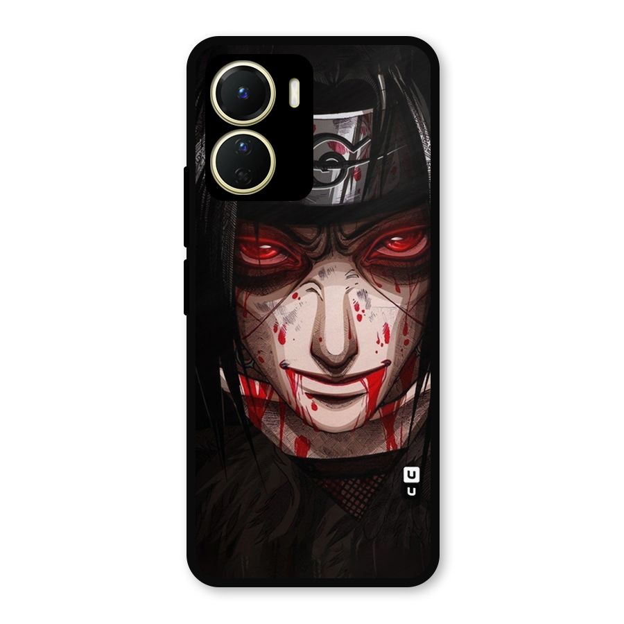 Itachi Uchiha Red Eyes Metal Back Case for Vivo T2x