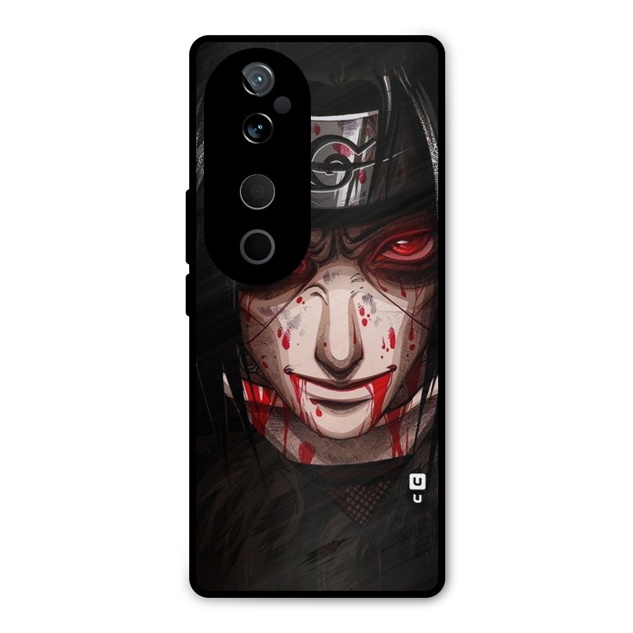 Itachi Uchiha Red Eyes Metal Back Case for Vivo T3 Ultra