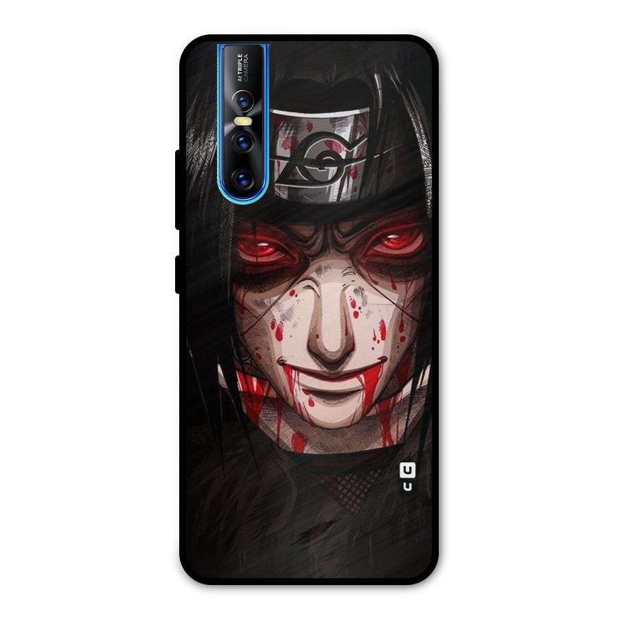 Itachi Uchiha Red Eyes Metal Back Case for Vivo V15 Pro
