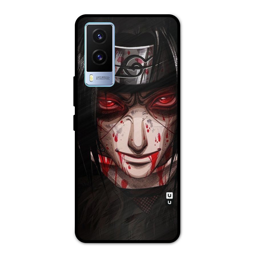 Itachi Uchiha Red Eyes Metal Back Case for Vivo V21e 5G