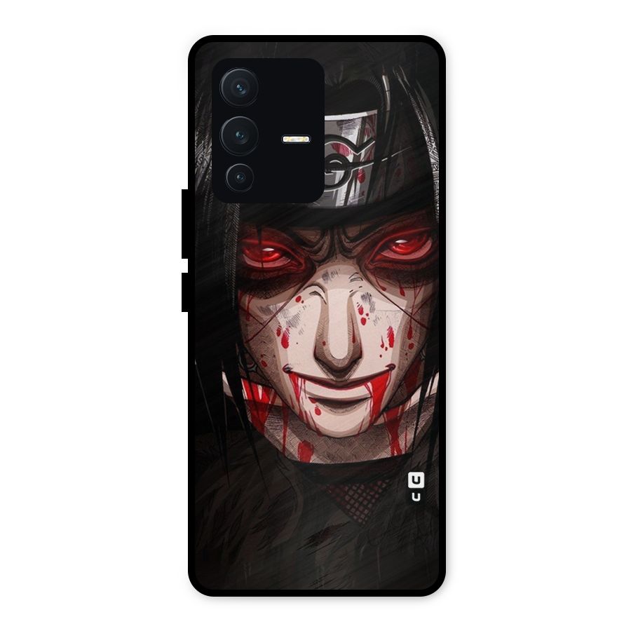 Itachi Uchiha Red Eyes Metal Back Case for Vivo V23 5G