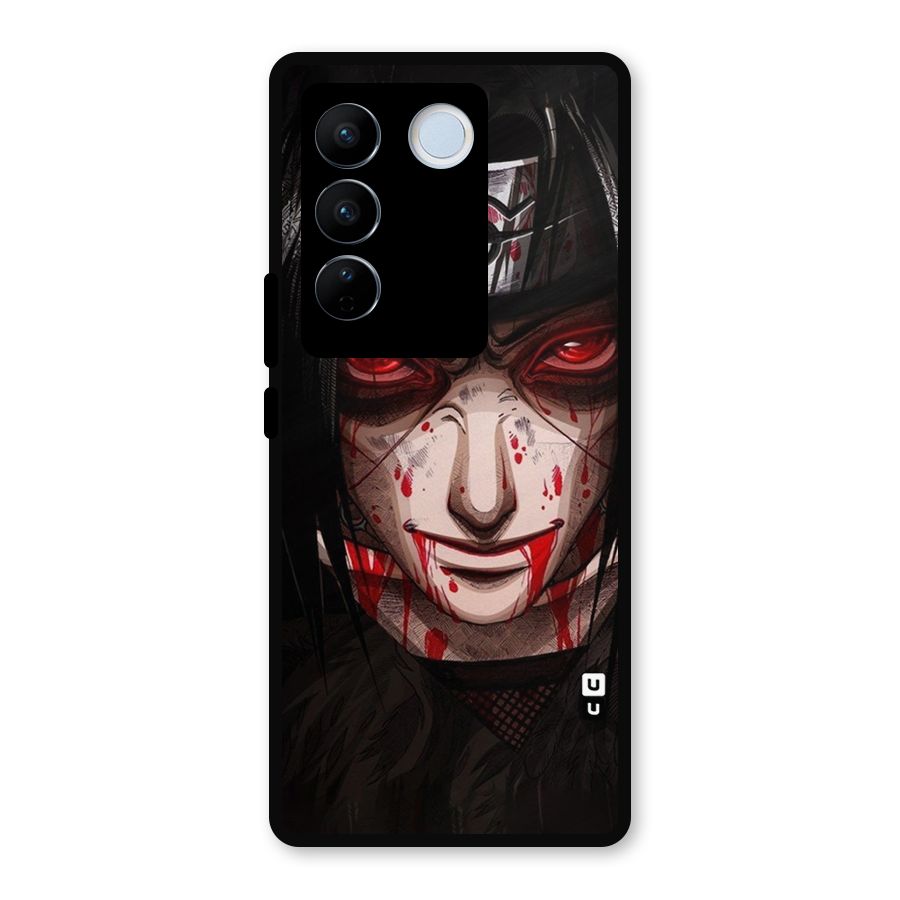 Itachi Uchiha Red Eyes Metal Back Case for Vivo V27