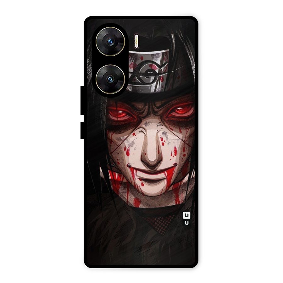 Itachi Uchiha Red Eyes Metal Back Case for Vivo V29e