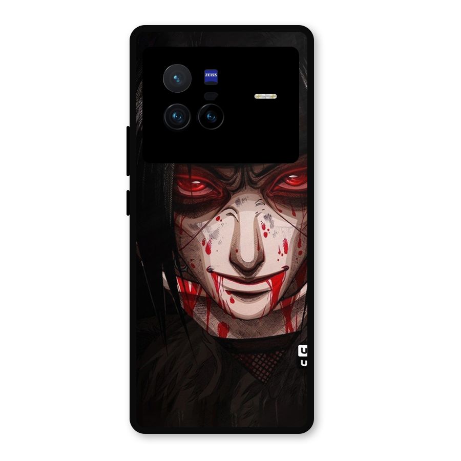 Itachi Uchiha Red Eyes Metal Back Case for Vivo X80