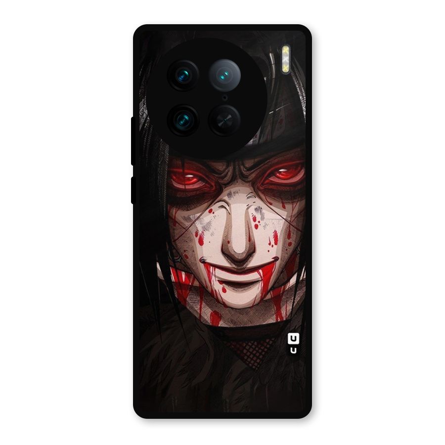 Itachi Uchiha Red Eyes Metal Back Case for Vivo X90 Pro