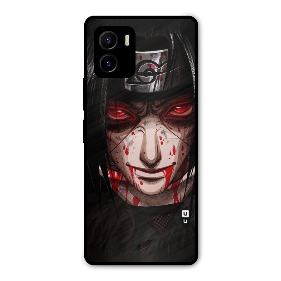 Itachi Uchiha Red Eyes Metal Back Case for Vivo Y15s