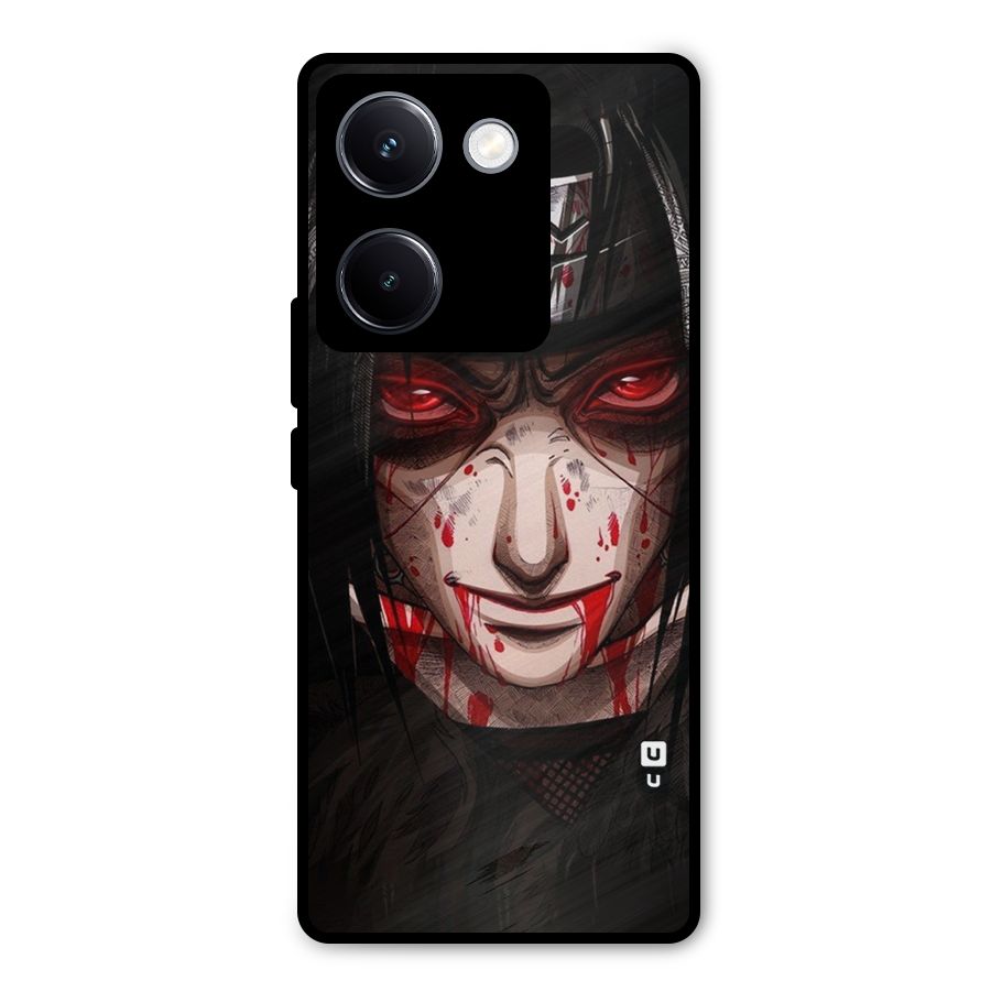 Itachi Uchiha Red Eyes Metal Back Case for Vivo Y300 Plus