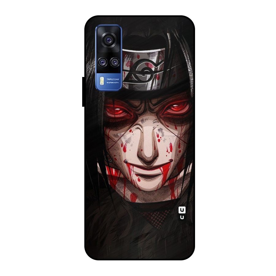 Itachi Uchiha Red Eyes Metal Back Case for Vivo Y51