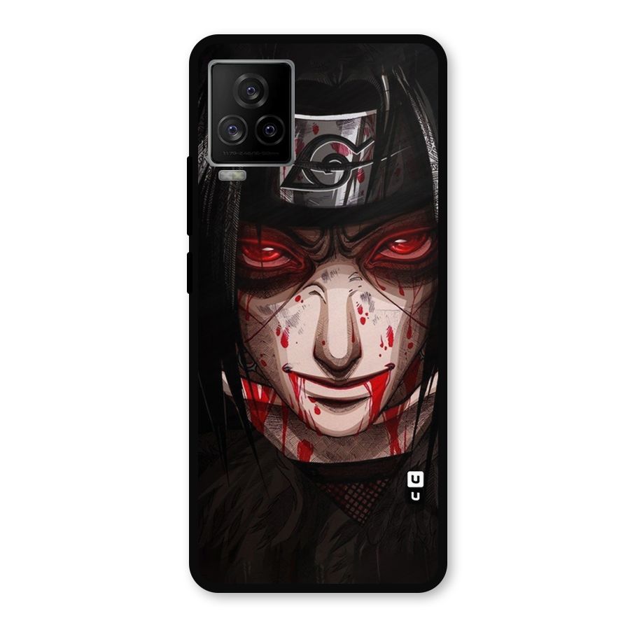 Itachi Uchiha Red Eyes Metal Back Case for iQOO 7 Legend 5G