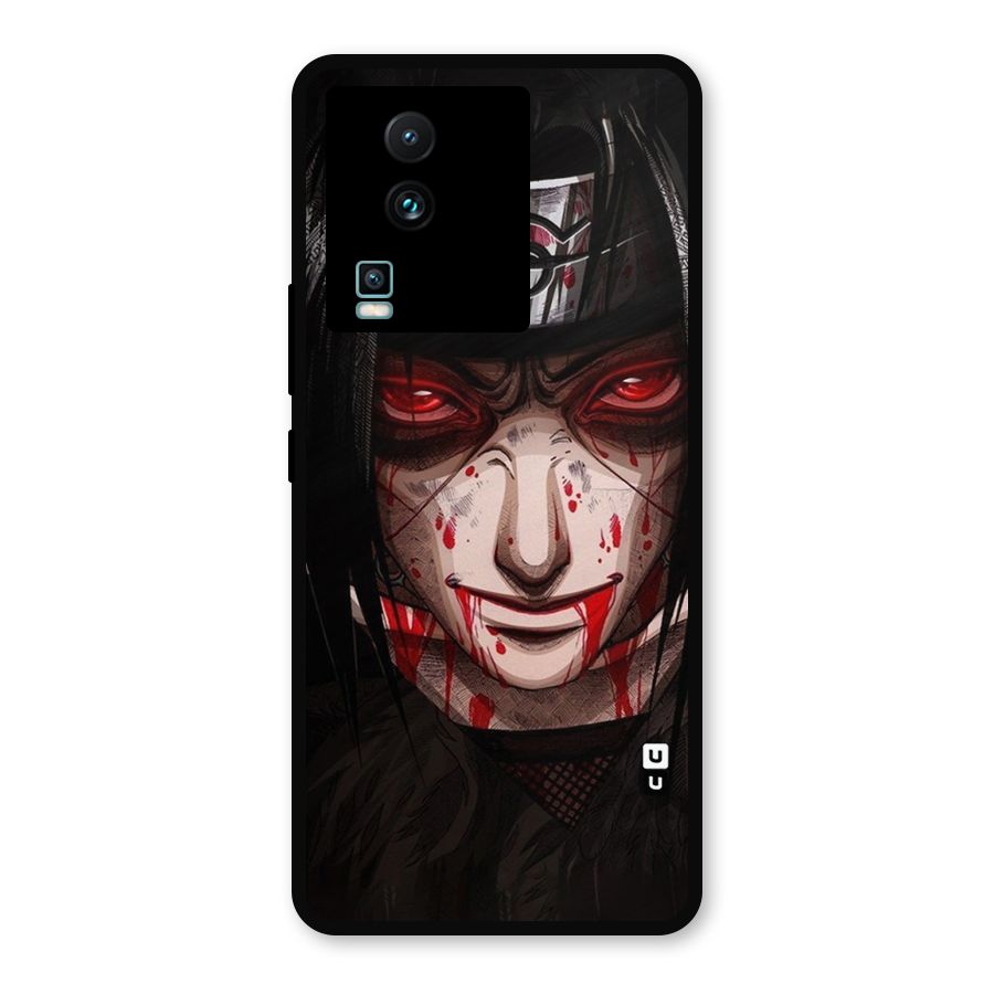 Itachi Uchiha Red Eyes Metal Back Case for iQOO Neo 7