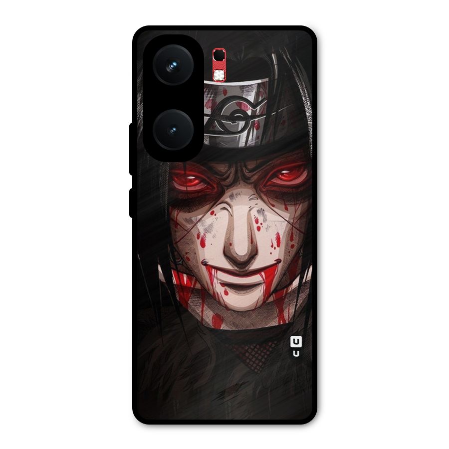 Itachi Uchiha Red Eyes Metal Back Case for iQOO Neo 9 Pro