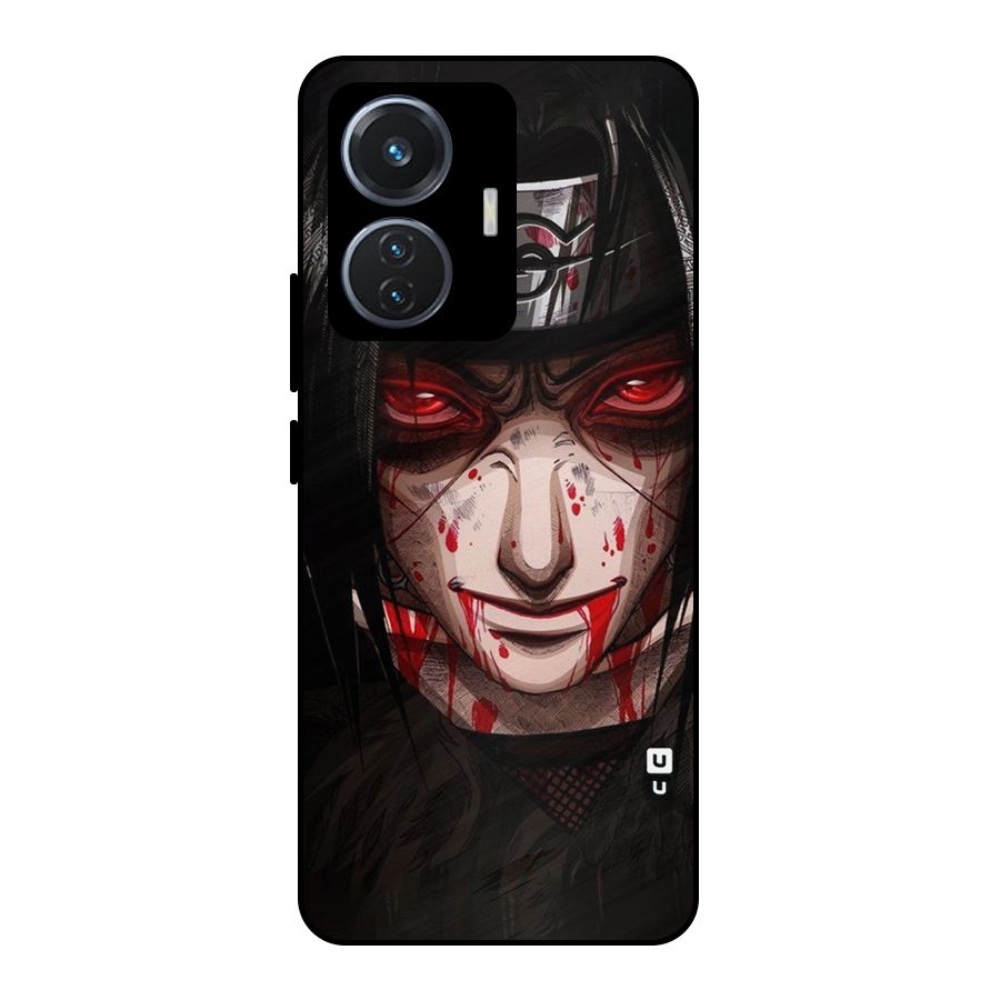 Itachi Uchiha Red Eyes Metal Back Case for iQOO Z6 44W