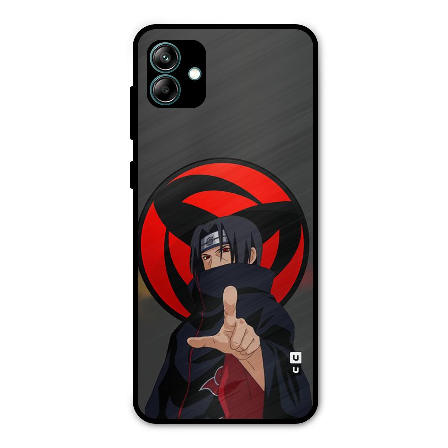 Itachi Uchiha With sharingan Metal Back Case for Galaxy A04