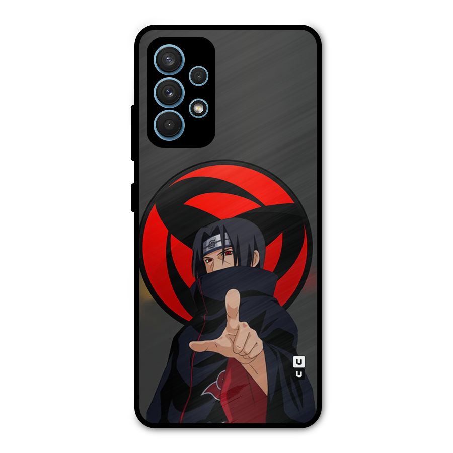 Itachi Uchiha With sharingan Metal Back Case for Galaxy A32