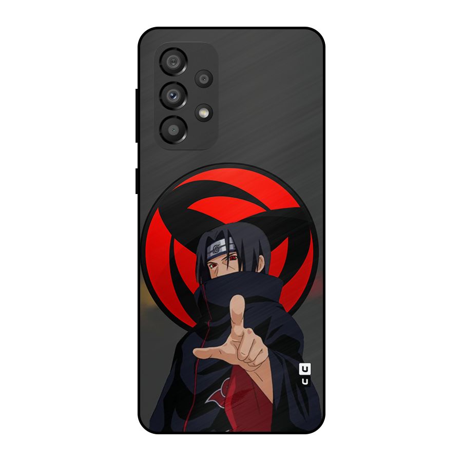Itachi Uchiha With sharingan Metal Back Case for Galaxy A33 5G
