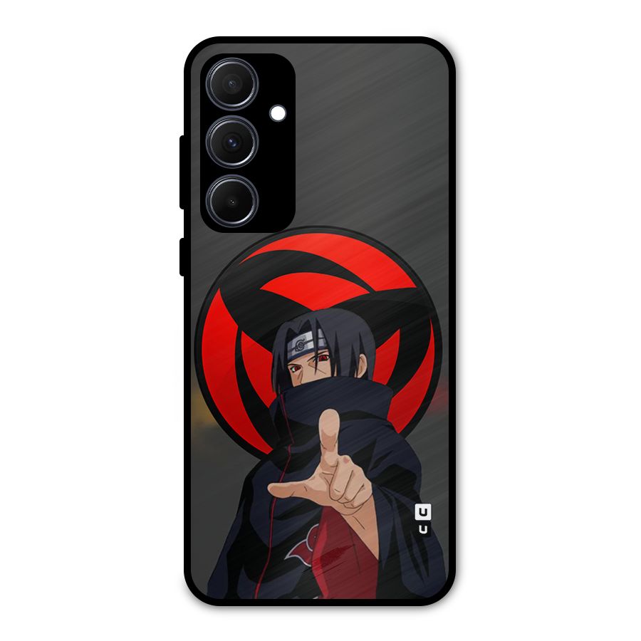 Itachi Uchiha With sharingan Metal Back Case for Galaxy A35