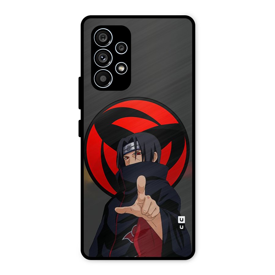 Itachi Uchiha With sharingan Metal Back Case for Galaxy A53 5G