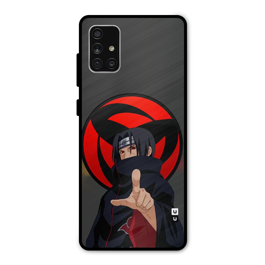 Itachi Uchiha With sharingan Metal Back Case for Galaxy A71