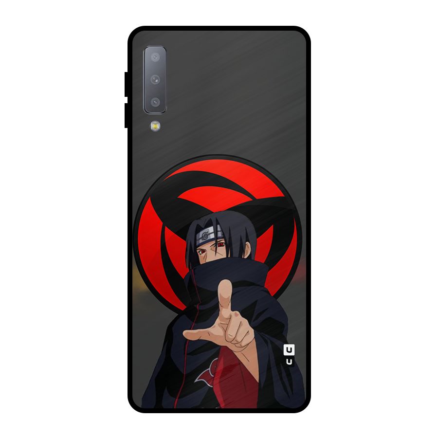 Itachi Uchiha With sharingan Metal Back Case for Galaxy A7 (2018)