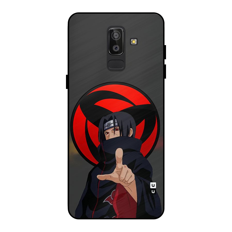 Itachi Uchiha With sharingan Metal Back Case for Galaxy J8