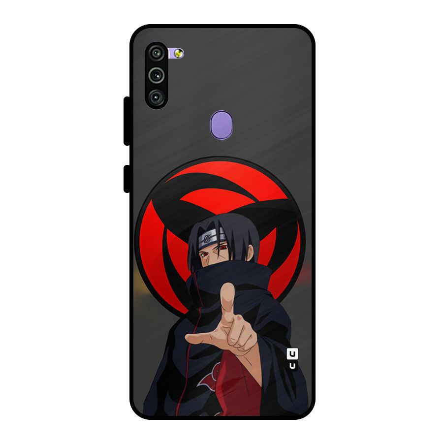 Itachi Uchiha With sharingan Metal Back Case for Galaxy M11